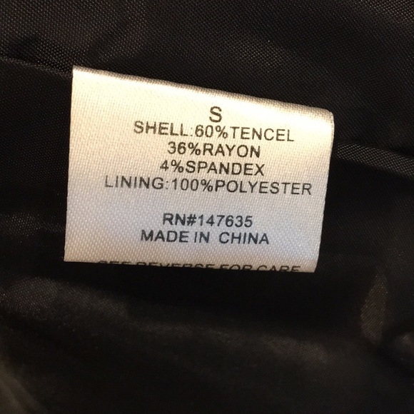 Romeo & Juliet Couture Pinstriped Blazer sz Small - Picture 5 of 6